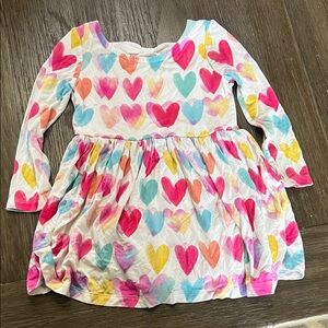 Little Sleepies Multicolor Heart Dress